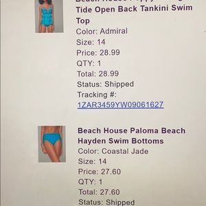 NWT Soma bathing suit.   Missed return window.